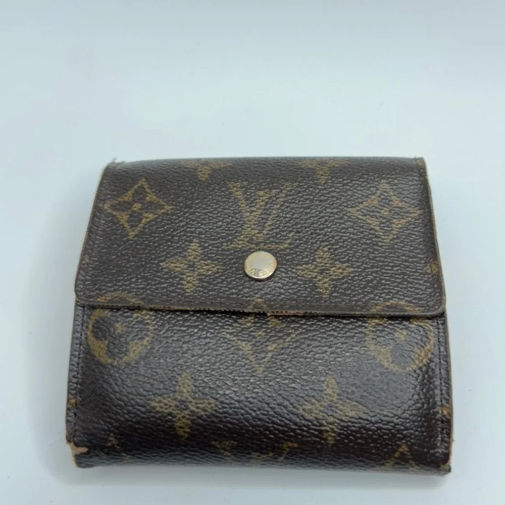 Louis Vuitton Elise Brown Monogram Wallet Tri-Fold | Unisex | Pre-Owned |